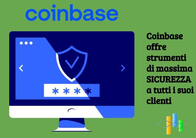 Coinbase offre una serie di strumenti per dare la massica sicurezza al tuo conto Coinbase (clicca qui se non ne hai ancora uno)