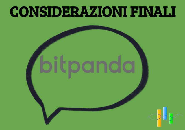 Recensione della piattaforma exchange di Bitpanda- Le nostre considerazioni finali