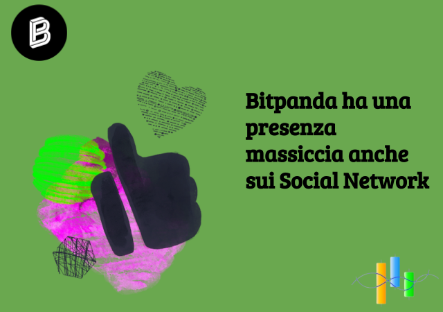 I principali social su cui è presente Bitpanda sono Twitter, Instagram e Facebook